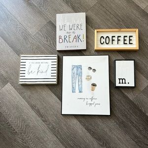 Gallery wall paintings (5)